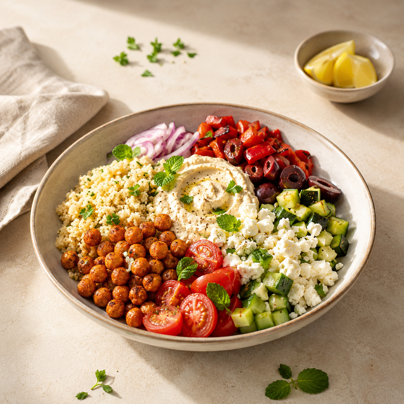 Mediterrane Couscous Bowl