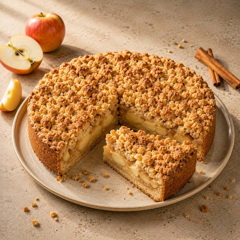 Apfel-Zimt-Streuselkuchen