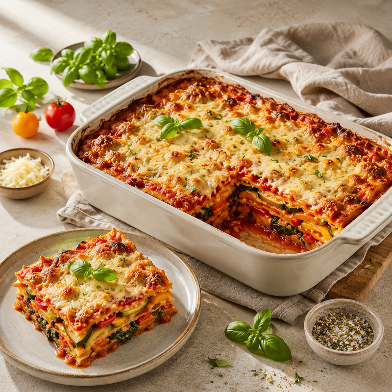Gem&uuml;se Lasagne