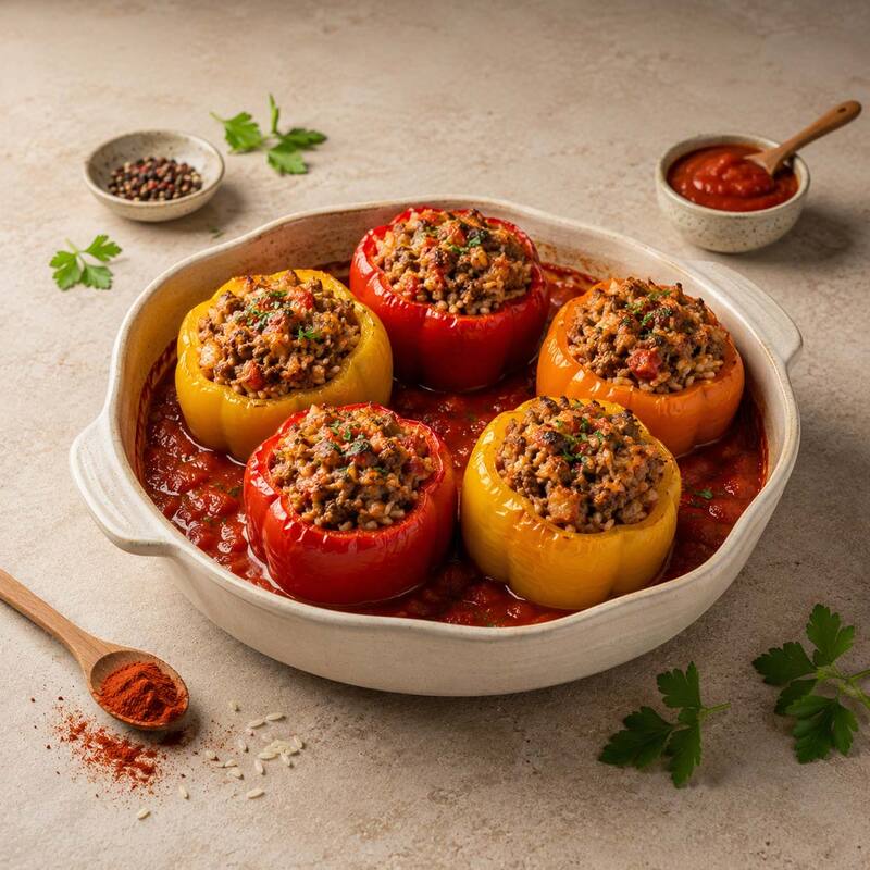 Gef&uuml;llte Paprika