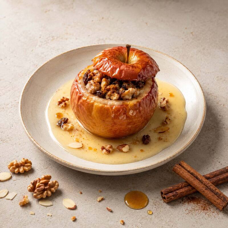 Bratapfel mit Marzipan & Nussf&uuml;llung