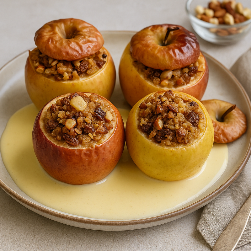 Bratapfel mit Marzipan & Nussfüllung
