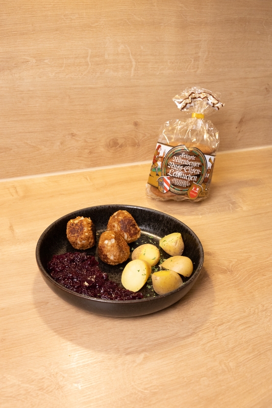 w&uuml;rzig-saftige Lebkuchen-Hackb&auml;llchen