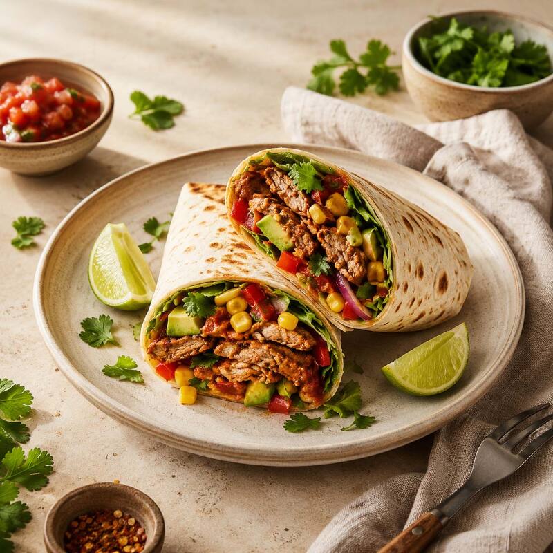 Mexikanische Wraps