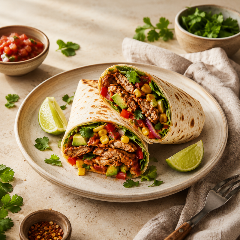 Mexikanische Wraps