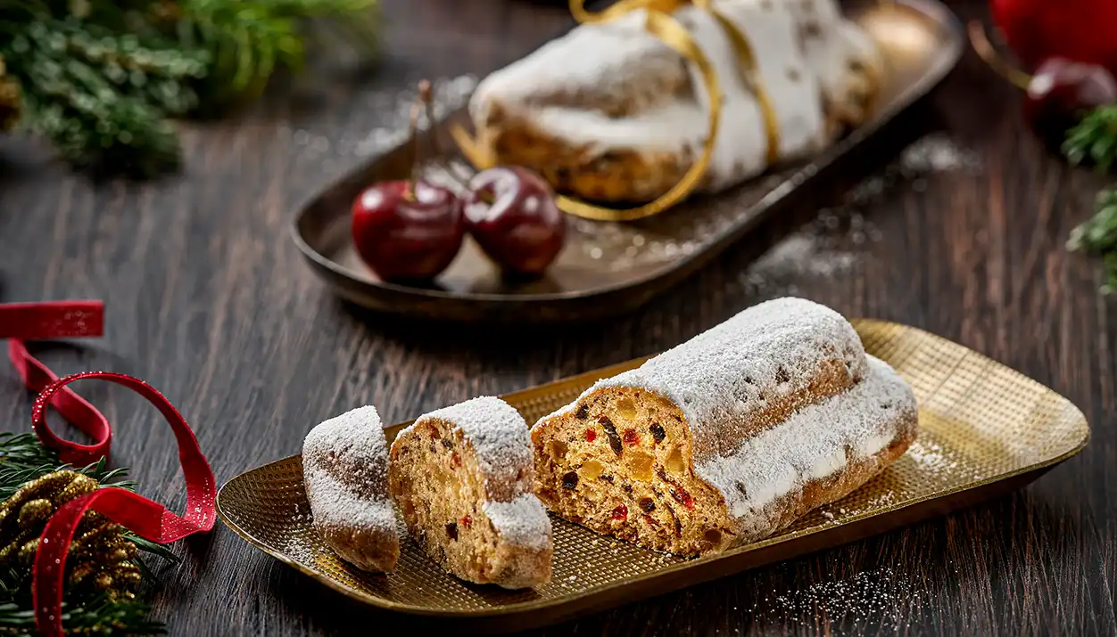 Fruchtstollen Kirsche-Apfel