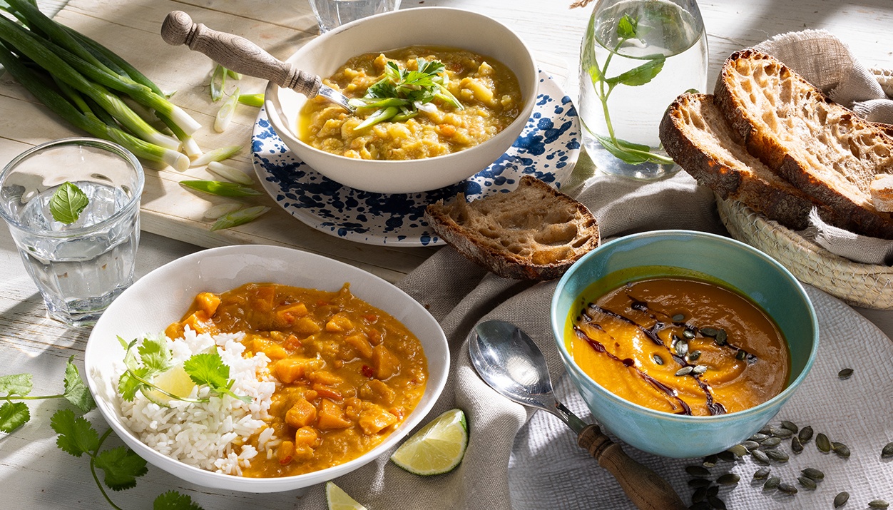 Vegetable soup assortment
