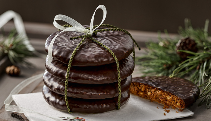 Elisen-Lebkuchen Schokoliert