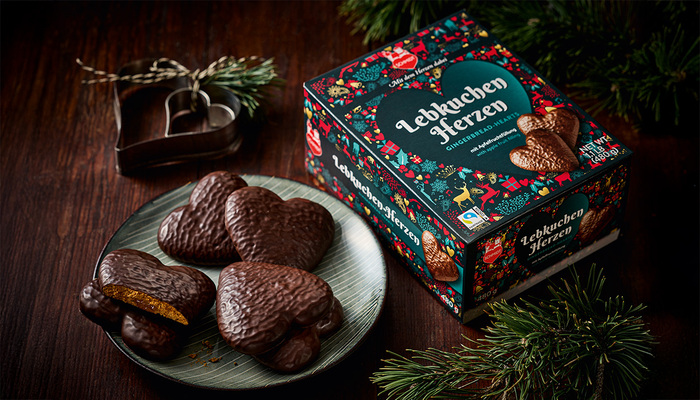 Lebkuchen-Herzen-Box