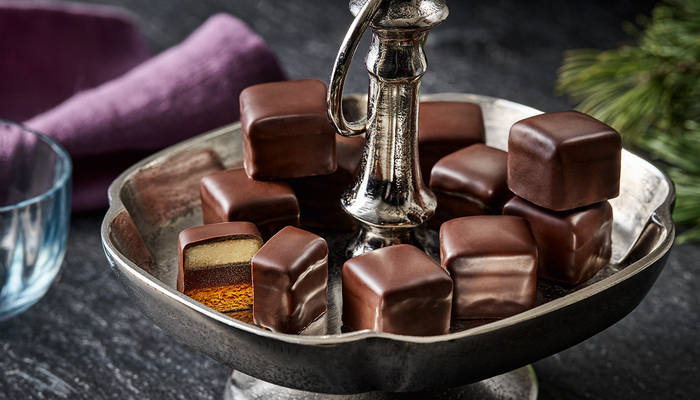 Dominosteine mit Marzipan