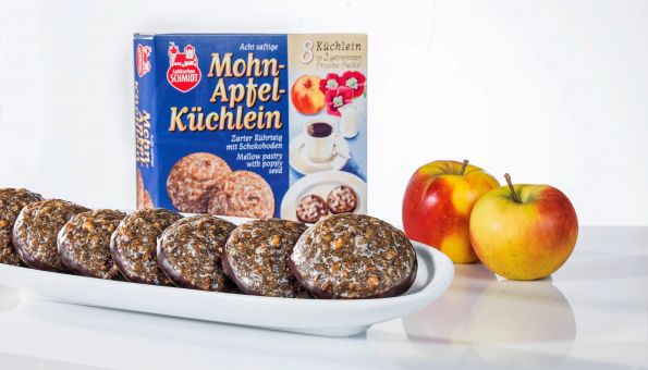 Mohn-Apfel-Küchlein