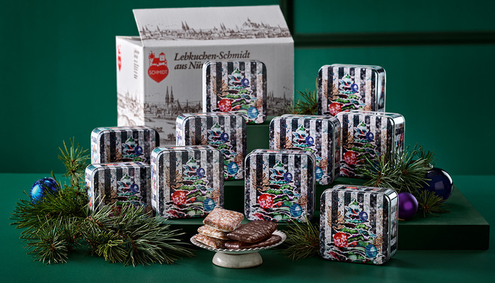 Weihnachtsbaum-Döschen
