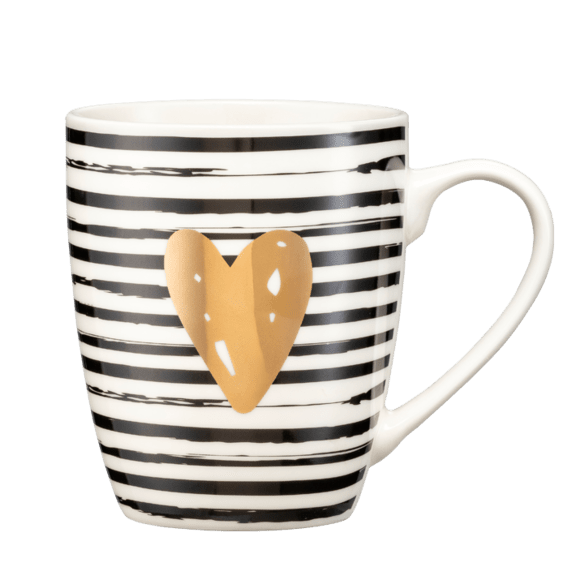 Mug with heart motif