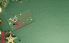 Greeting card reindeer