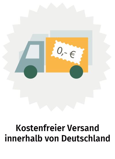 Kostenloser Versand innerhalb von Deutschland